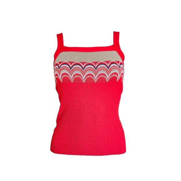 90s vintage knit tank top - Picture 1 of 6